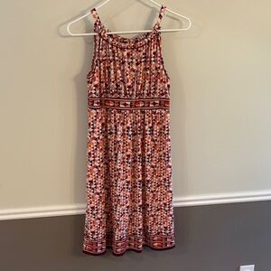 Max Studio Multicolor Geometric Midi Dress